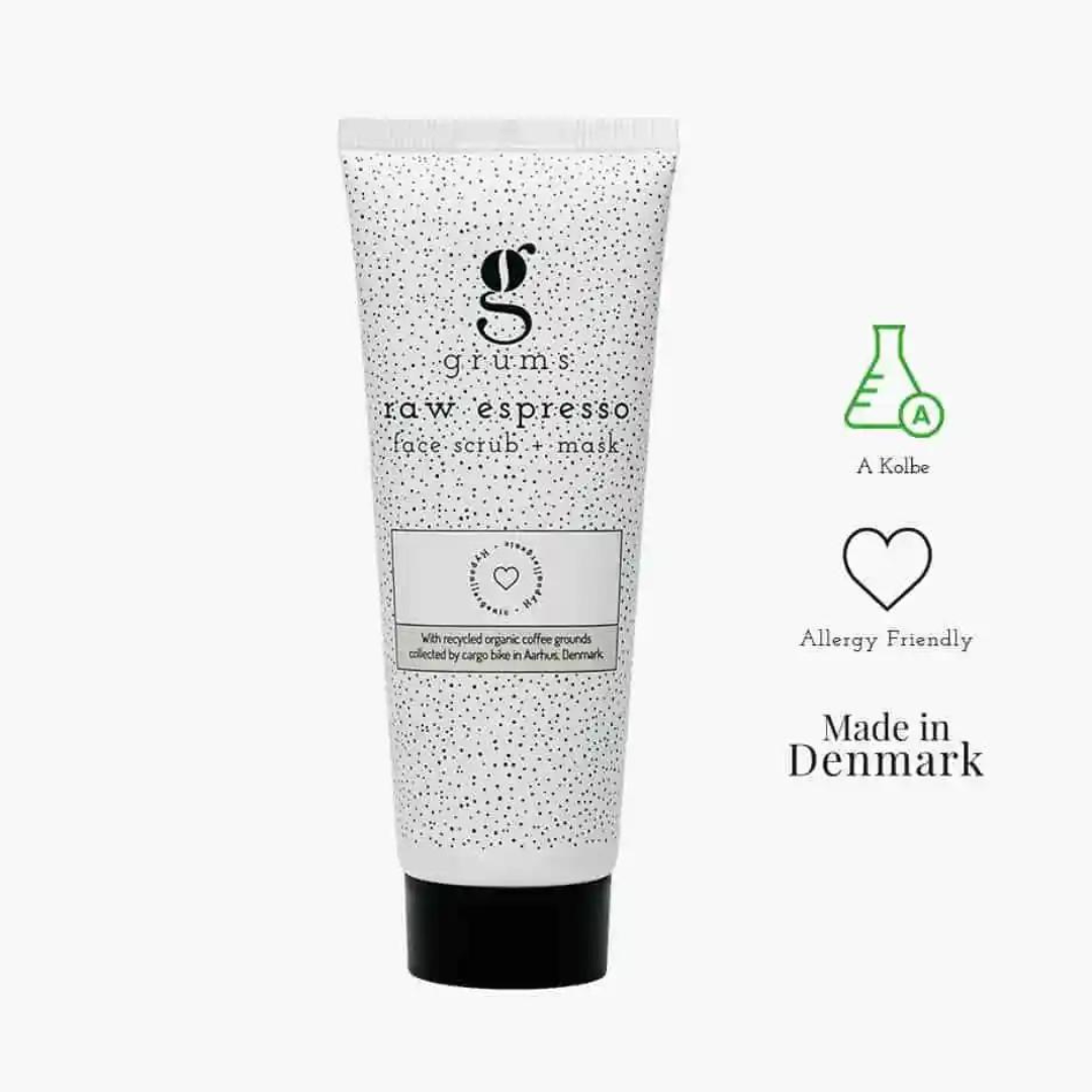 GRUMS RAW ESPRESSO FACE SCRUB + MASK