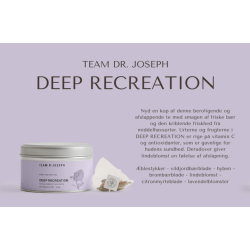 Deep Recreation Tea  kologisk urtete fra Team Dr Joseph  100 g